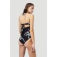 One Piece Swimsuit O'NEILL Venice Dreams Black White