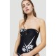 One Piece Swimsuit O'NEILL Venice Dreams Black White