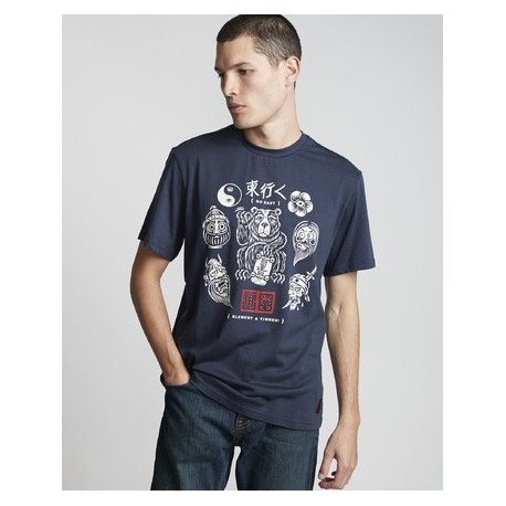 Tee Shirt Homme ELEMENT Flash Indigo