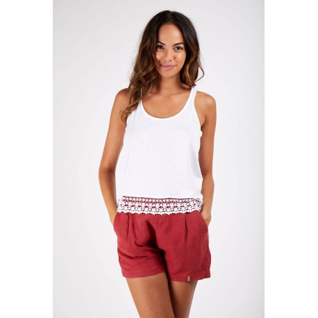 BANANA MOON Yoro Tisha White Tank Top