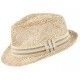 Chapeau de paille HERMAN Don Finch Beige