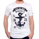Tee Shirt Homme STERED Ancre Kan Ar Mor Blanc