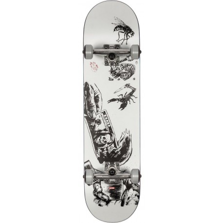 Complet Globe G1 Hard Luck 8.0 Skateboard White Black