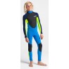 Combinaison C-Skins Junior Garçon Element 3/2mm BZ Cyan Yellow Navy