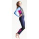 Combinaison C-Skins Junior Fille Element 3/2mm BZ Slate Magenta Powder Blue 
