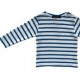 Children's long-sleeved sailor shirt PAPYLOU Navy White Bugatti