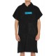 FCS Junior Towel Poncho Black