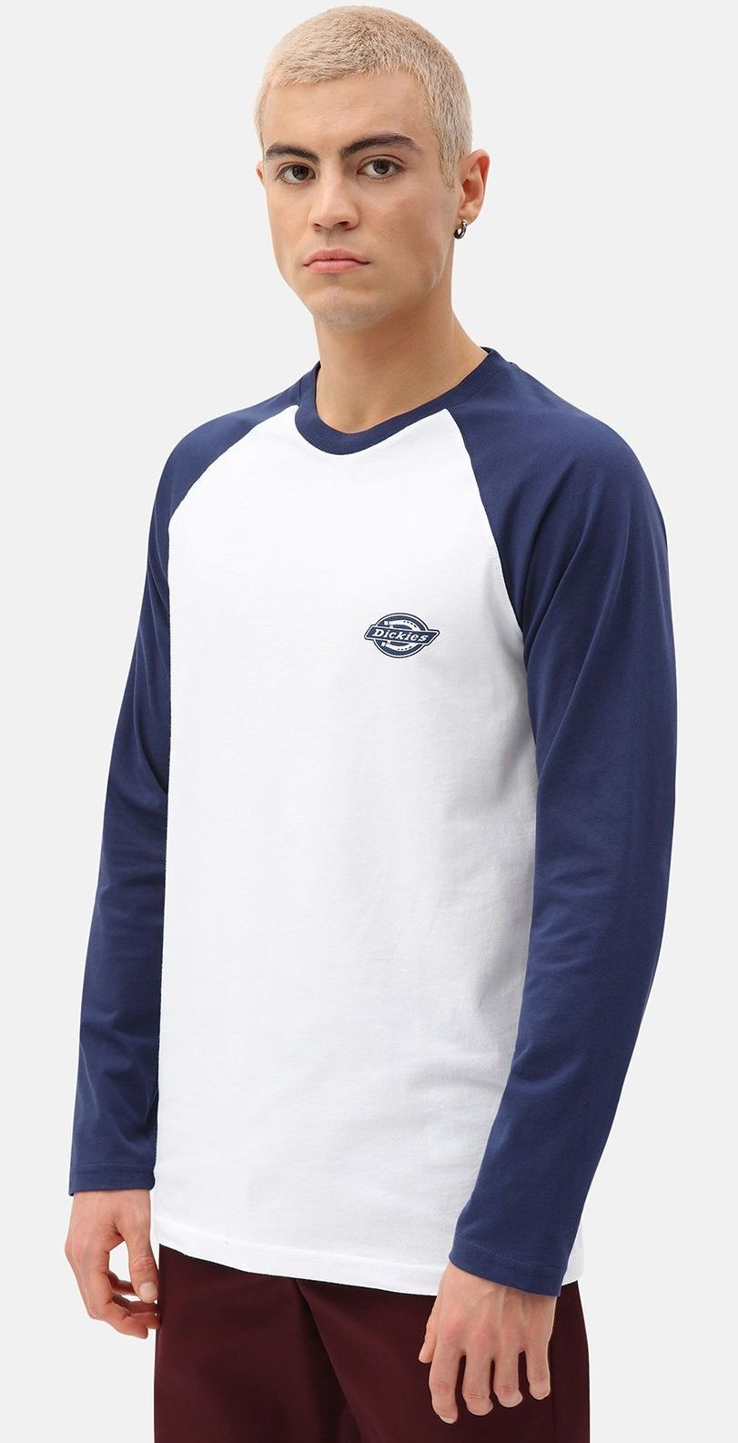 Dickies MAPLETON TEE - T-shirt à manches longues - white/blanc