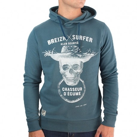 Sweat Capuche Stered Breizh Surfer Petrol Breizh Rider
