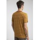 RHYTHM Men's Everyday Stripe Tobacco Tee Shirt