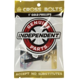 Set of Independent Screw 1" Phillips Black Gold