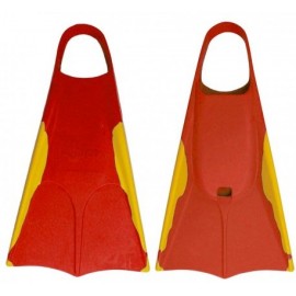 Orca Red Gold Bodyboard Fins