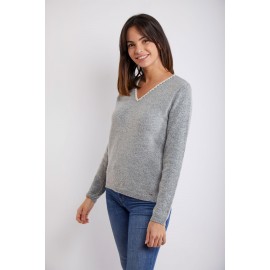 BANANA MOON Meslyne Inuk Sweater Gray