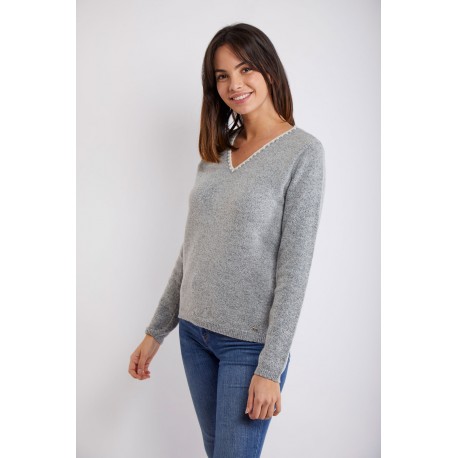 Pull BANANA MOON Meslyne Inuk Gris