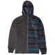 VISSLA Breakers II Men's Reversible Jacket Black Fade Lined