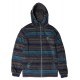 VISSLA Breakers II Men's Reversible Jacket Black Fade Lined