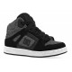 DC Junior Pure High Top Montantes Shoe Black Heather Gray