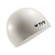 TYR White Silicone Swimming Cap
