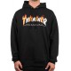  Thrasher Flame Mag Black Hood Sweat