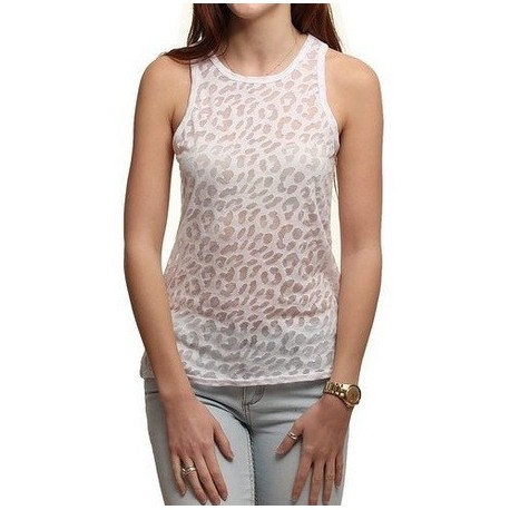 High Leopard Burnout White Hurley