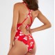 Maillot De Bain 1 Pièce BANANA MOON Odalis Sunnyside Rouge