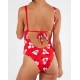 Maillot De Bain 1 Pièce BANANA MOON Odalis Sunnyside Rouge