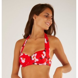 BANANA MOON Balco Sunnyside D Cup Bikini Top Red