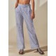 Pantalon Femme O'NEILL Trend Sraight Blue White Green