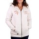 Sweat Doublé Sherpa Femme STERED Hirondelles Ecru Chiné