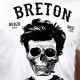 Tee Shirt Homme Stered Breton Bev Atav Blanc