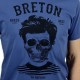 Tee Shirt Homme Stered Breton Bev Atav Bleu Tempête