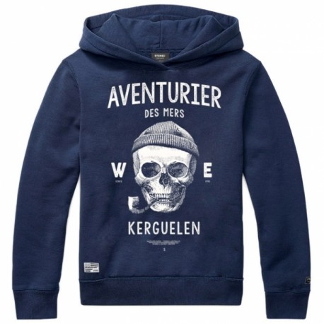 Hooded Sweatshirt Stered Aventuriers des Mers Navy