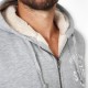 Men's Sherpa Lined Sweatshirt STERED Anchor Heather