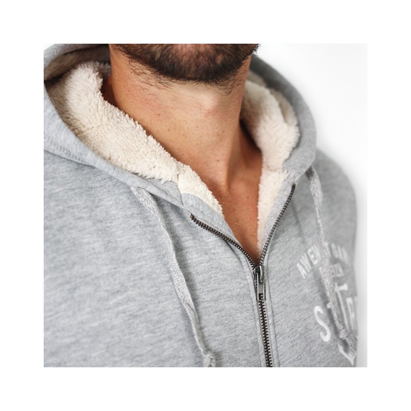 gilet doublé sherpa homme