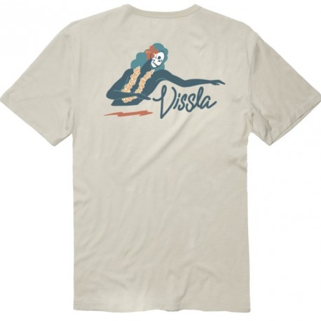 Men's Tee Shirt VISSLA Waikikooks Bone