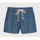 Short Femme PROTEST Fountain Sky Denim