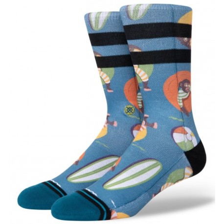 Chaussettes STANCE Monkey Chillin Teal