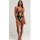 RHYTHM Adeline Hi Cut Black 1 Piece Swimsuit