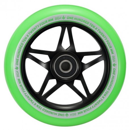 Blunt S3 110mm Black Green Freestyle Scooter Wheel