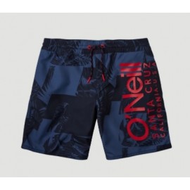 Boardshort junior O'NEILL Cali Floral Blue with Blue