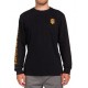 Tee Shirt Long Sleeves Man ELEMENT Timber Spectral Flint Black