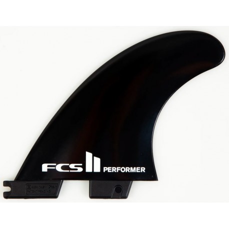 Ailerons FCSII Performer Glass Flex Small Tri Fins Black