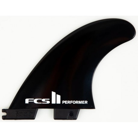 FCSII Performer Glass Flex Small Tri Fins Black