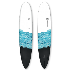 Longboard Venon Volute PU 9'0 Marble Blue Black