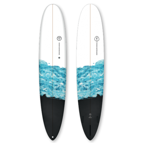 Longboard Venon Volute PU 9'0 Marble Blue Black