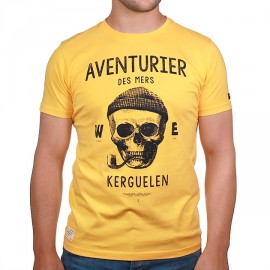 Tee Shirt Homme Stered Aventurier Des Mers Jaune