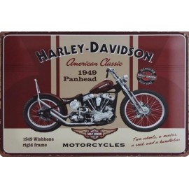 Plaque Métal Harley Davidson