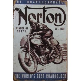 Norton Race Plate
