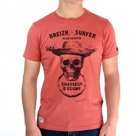 Tee Shirt STERED Breizh Surfer Corail