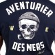 Men's T-Shirt Stered Aventurier Remix Dos Marine